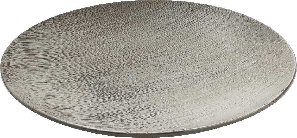 PLAYGROUND Teller flach coup rund 22cm -  BRUSH grau/grey