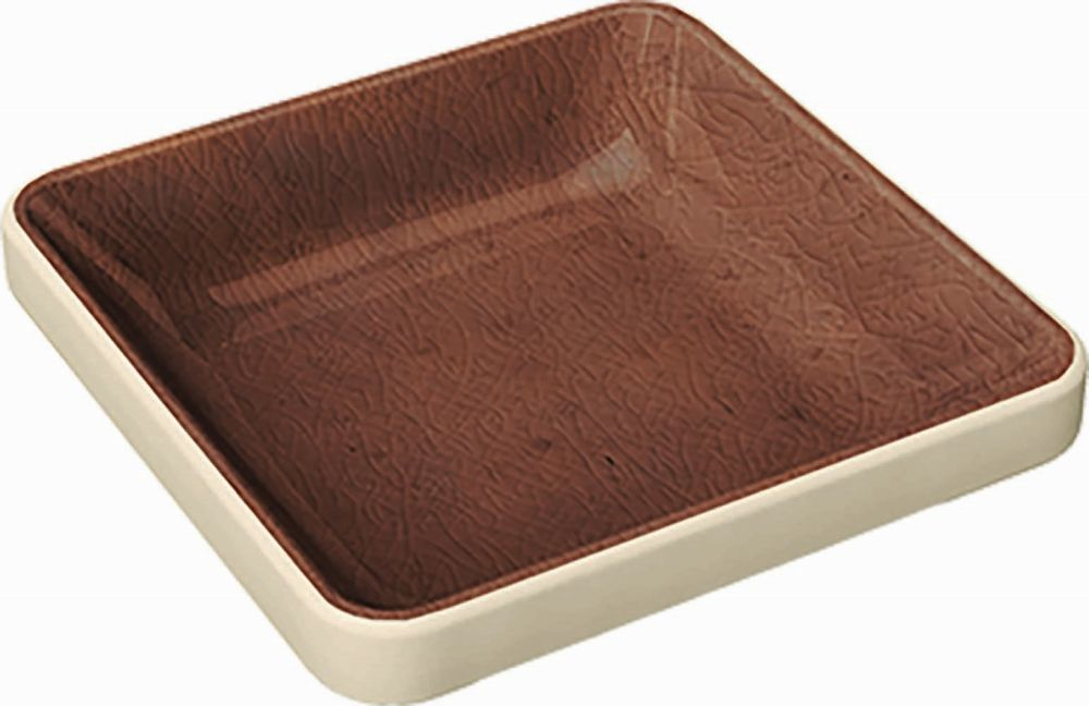 PLAYGROUND Schale flach quadratisch 9x9 cm 