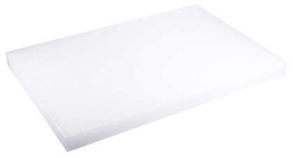 Schneidbrett, weiß 60 x 40 cm 4 cm stark