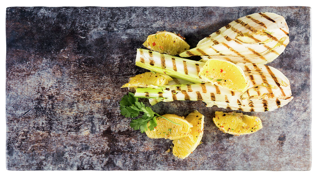 GN 1/3 Tablett -ROCKFACE- 32,5 x 17,6 cm, H: 1,5 cm , Grau