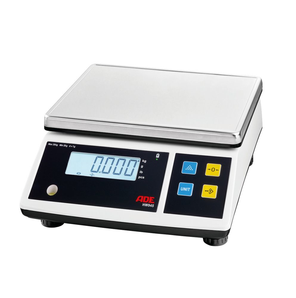 ADE Portionswaage 30,00 kg / Ziffernschritt 1 g / Wiegelfläche 260 x 215 mm