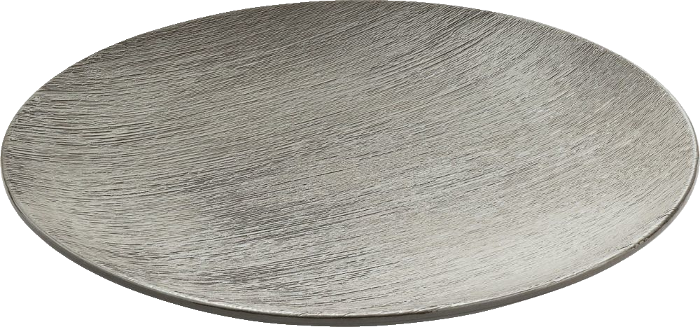 PLAYGROUND Teller flach coup rund 17cm -  BRUSH grau/grey