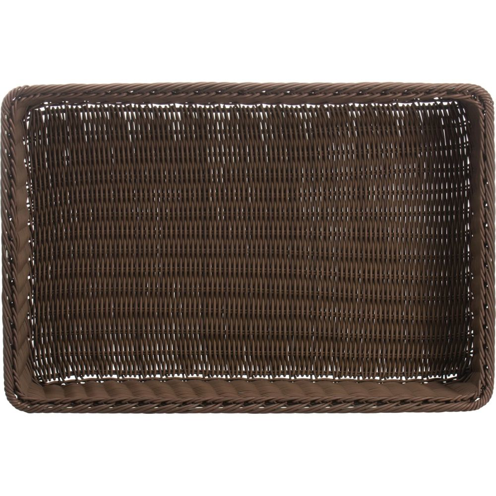 Westmark Korb rechteckig, 60 x 40 x 13 cm, braun, Metallrahmen