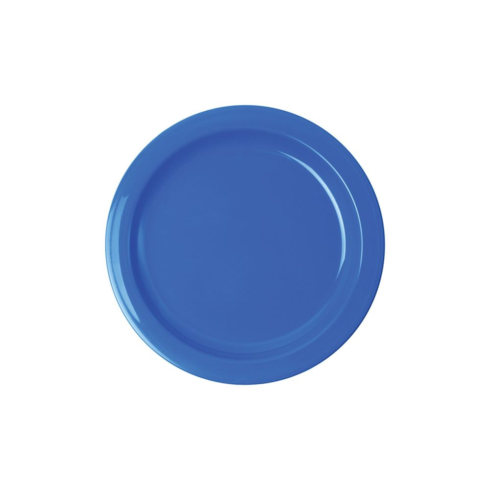 WACA Teller flach blau
