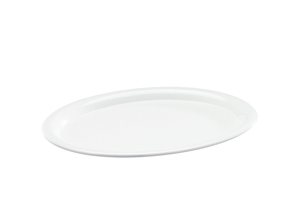 WACA Kaffeehaustablett oval weiss