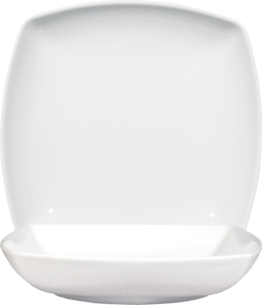 Tokio White Teller quadratisch tief 21cm *