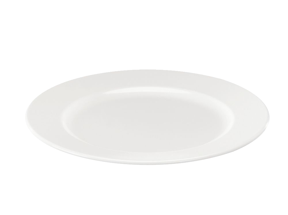 WACA Teller, flach weiss