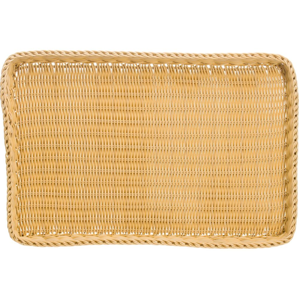 Westmark Tablett eckig, 60 x 40 x 5 cm, hellbeige