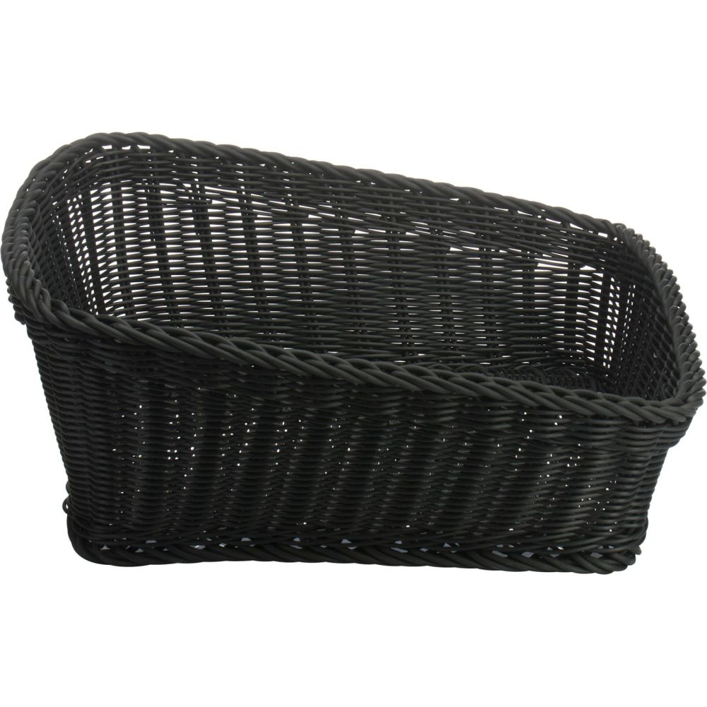 Westmark Präsentationskor eckig, 52 x 50 x 14/24 cm, schwarz