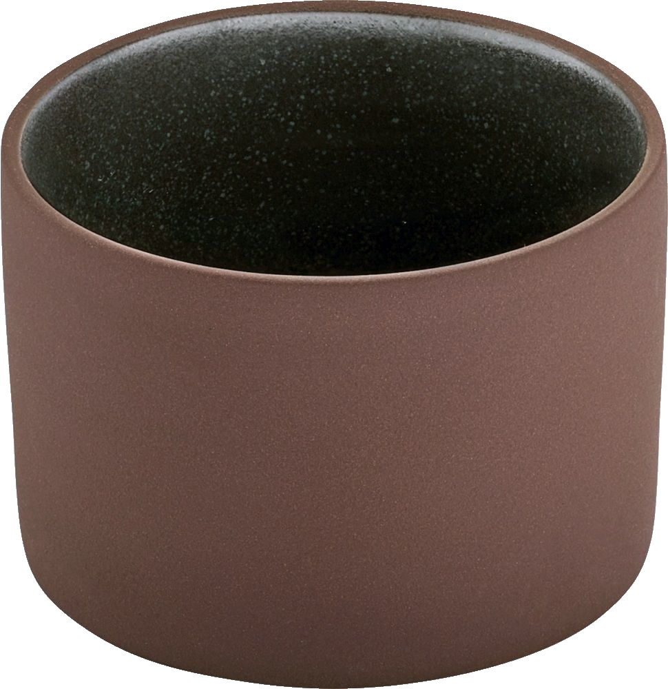 PLAYGROUND Bowl/Plateau 10cm - 2in1 braun/schwarz  brown/black
