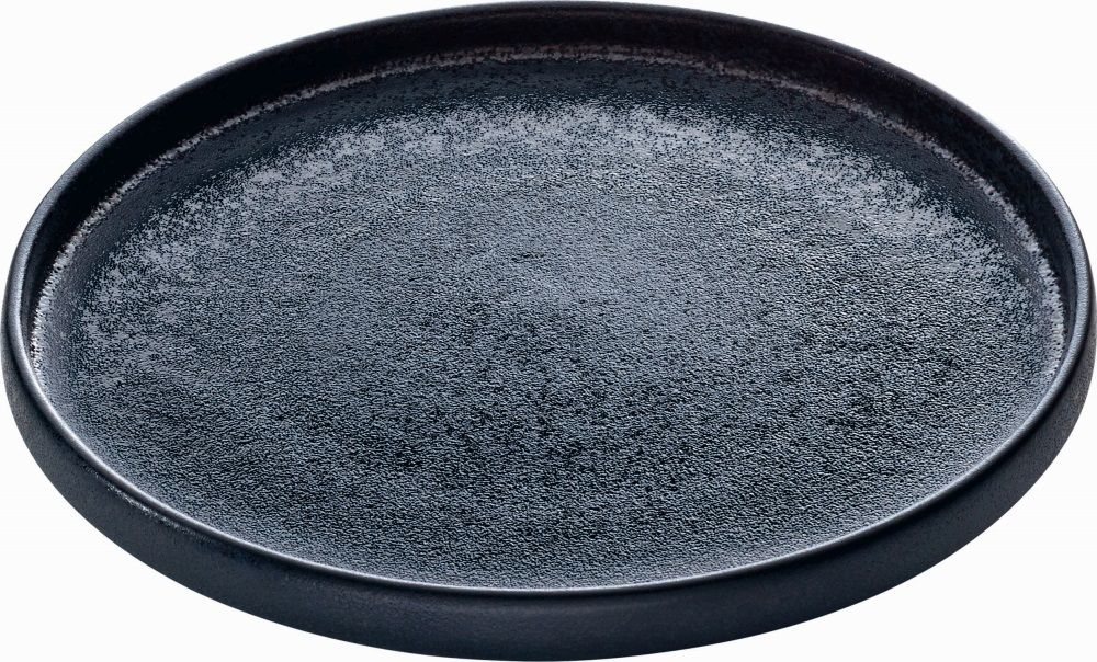 PLAYGROUND Teller flach 21 cm - NARA schwarz/black