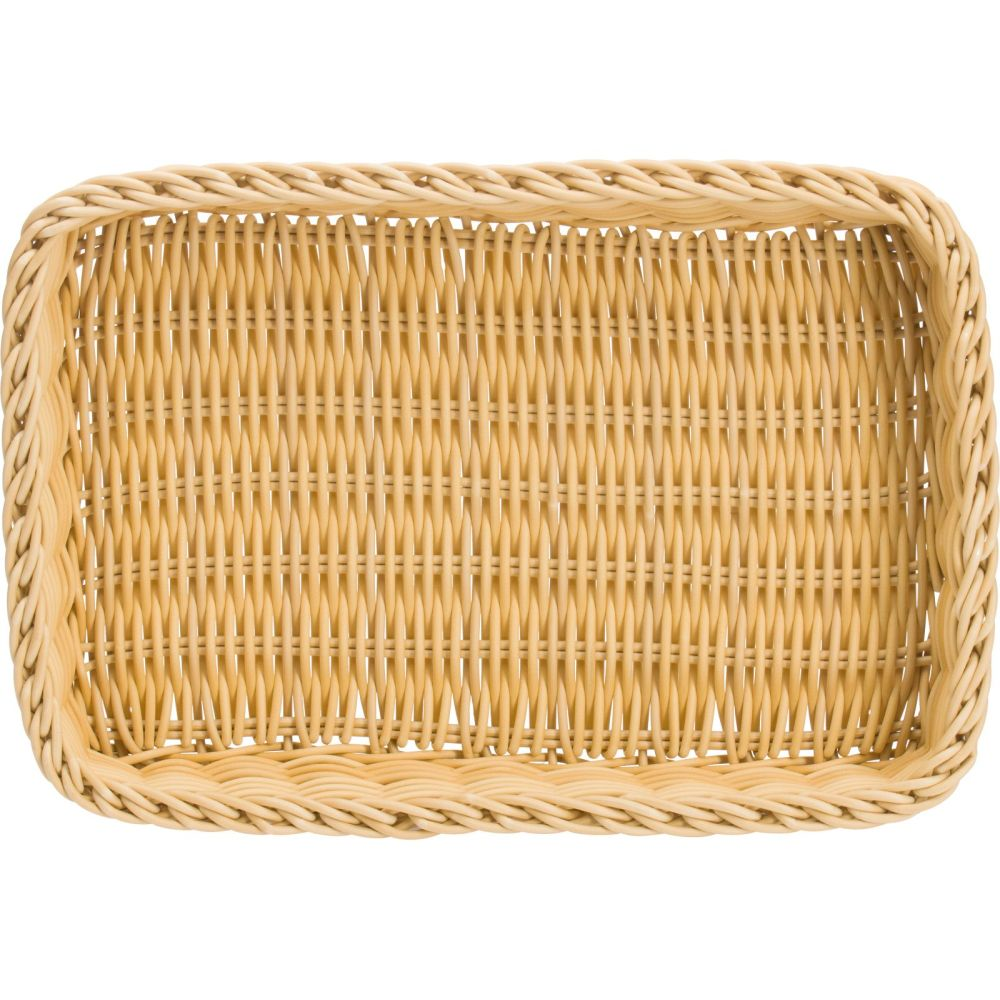 Westmark Tablett eckig, 30 x 20 x 5 cm, hellbeige