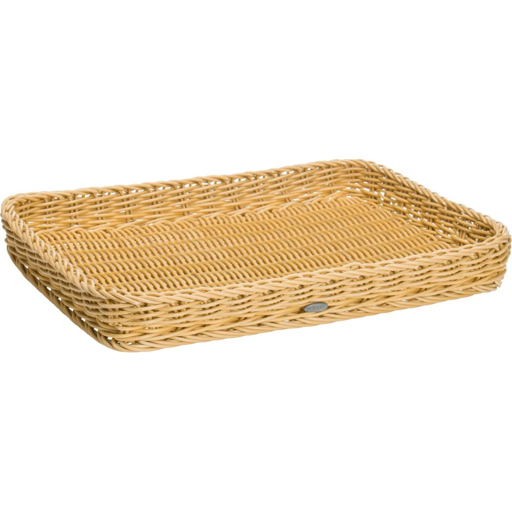 Westmark Tablett eckig, 40 x 30 x 5 cm, hellbeige