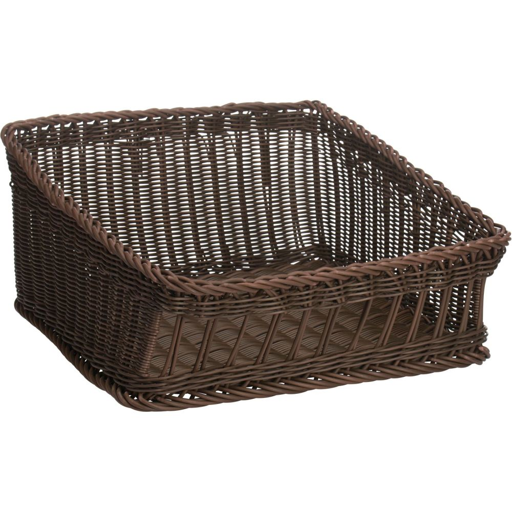 Westmark Präsentationskorb, 50 x 50 x 16/27 cm, braun