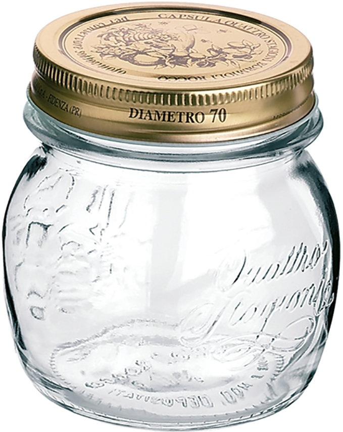 Quattro Stagioni Einmachglas 25cl m. Deckel *