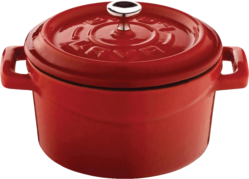 PLAYGROUND Cocotte rund mit Deckel, emailliert  10 cm - COCOTTEN