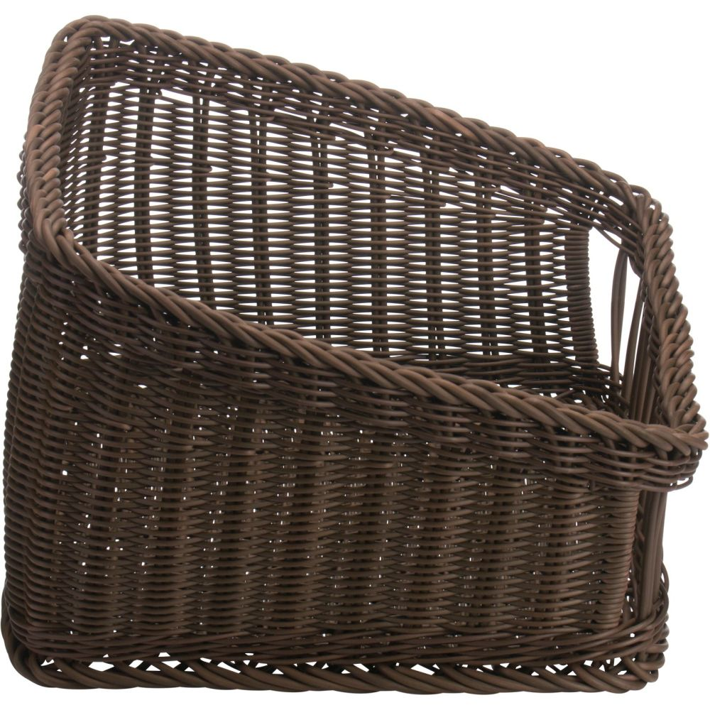 Westmark Präsentationskorb, 40 x 40 x 16/27 cm, braun