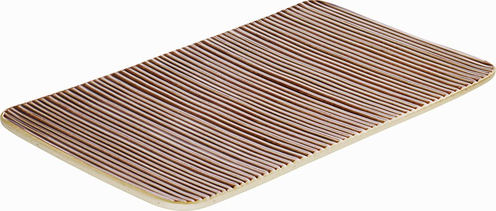 PLAYGROUND Platte flach rechteckig Relief 30x18 cm