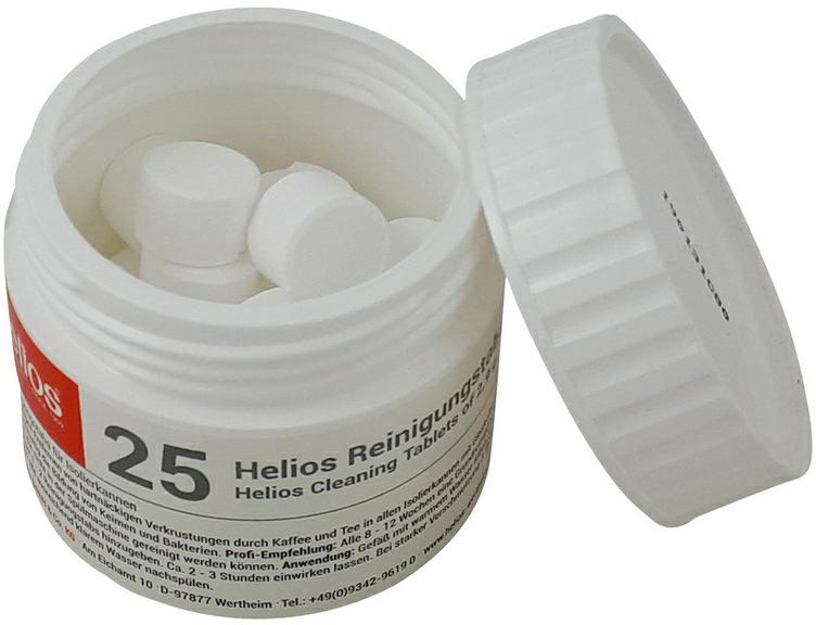 Reinigungstabletten - 25 Stück - Helios Reinigungstabs -