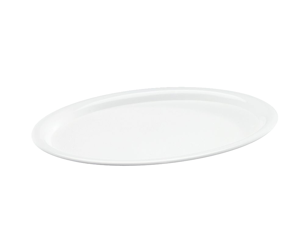 WACA Kaffeehaustablett oval weiss