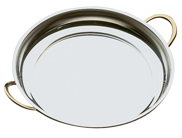 Servierpfanne Ø 40 cm, H: 5 cm, 4,5 Liter , Edelstahl