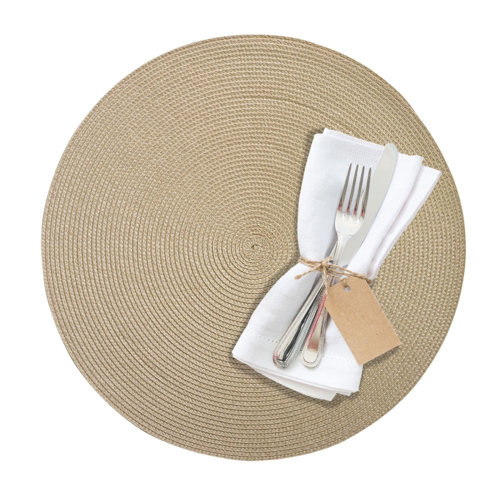 Westmark Tischset »Circle«, rund Ø 38 cm, creme