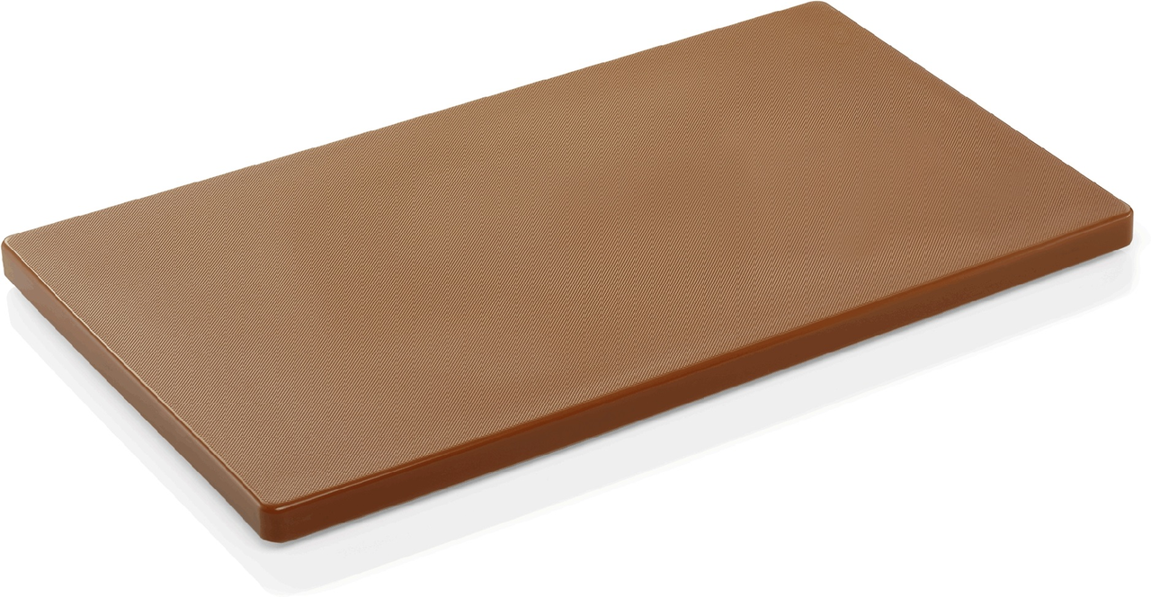 HACCP Schneidbrett, 60 x 40 x 2 cm, braun, Polypropylen
