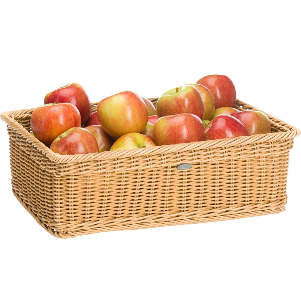 Westmark Kor, rechteckig mit Metall-rahmen, 40 x 30 x 13 cm, hellbeige