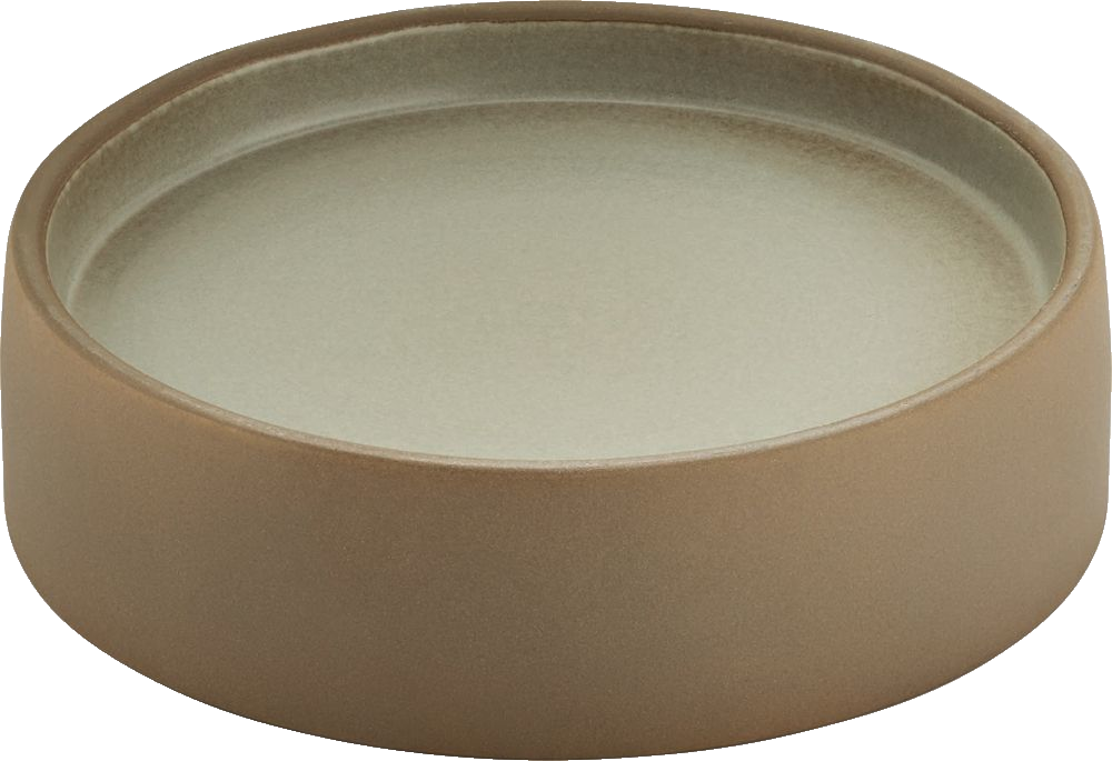 PLAYGROUND Teller flach/tief 16cm - 2in1  beige/grau beige/grey