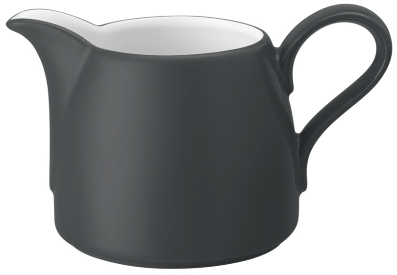 Seltmann Milchkännchen 0,26 l -Coup Fine Dining- rund modern - Dekor: 57273 - anthrazit