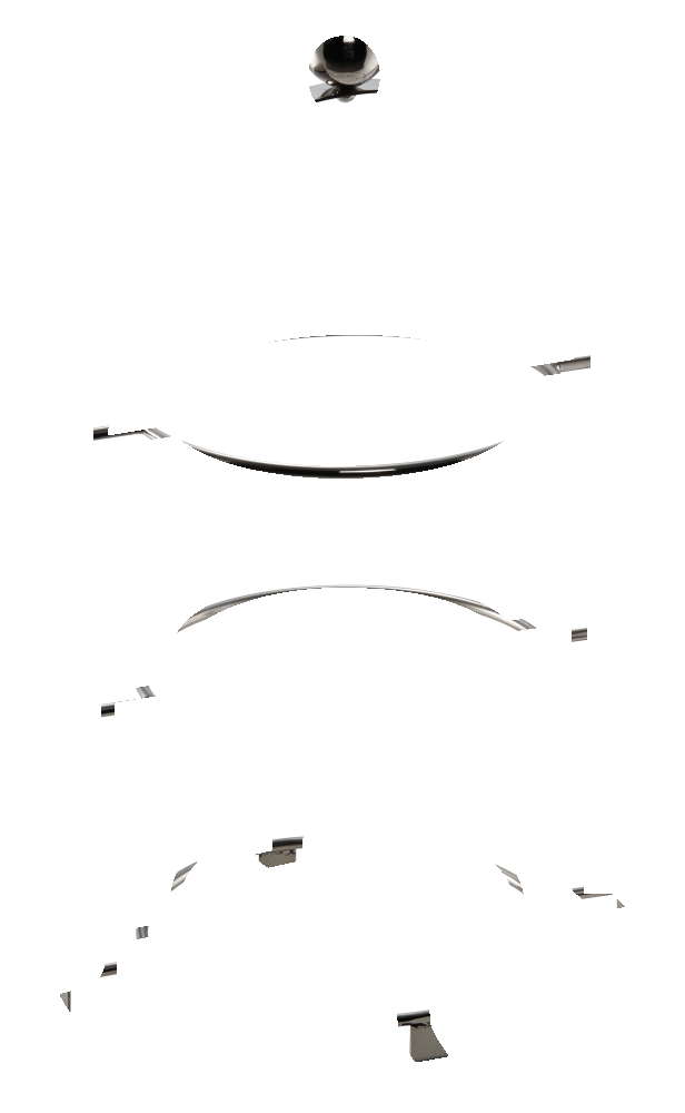 solex Serviergestell groß Edelstahl