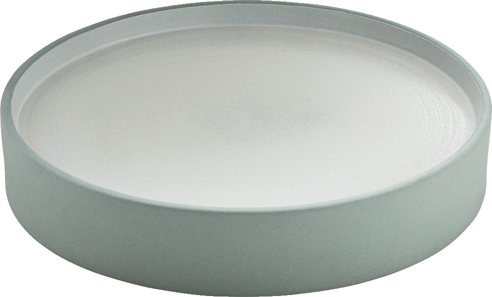 PLAYGROUND Teller flach/tief 24cm - 2in1  grau/weiß grey/white