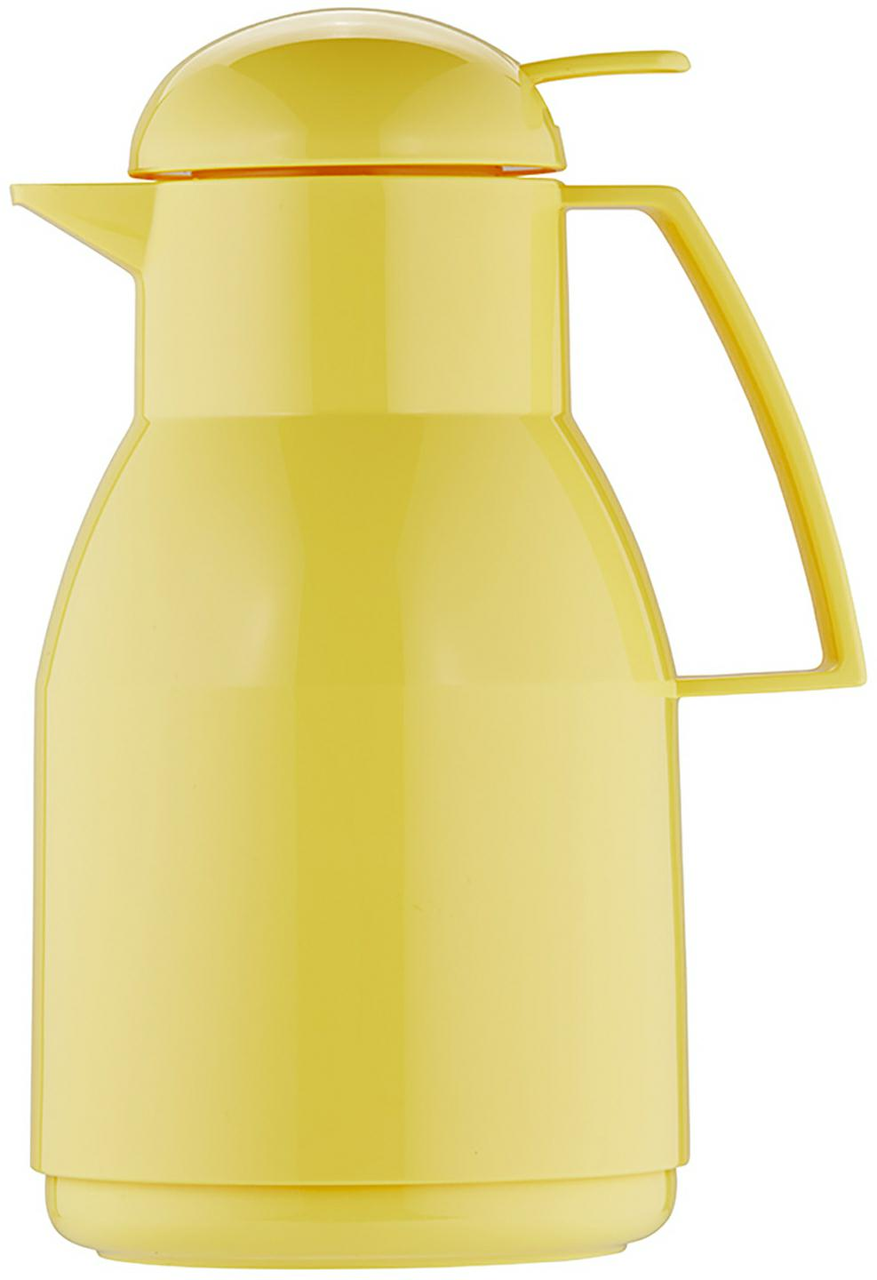 Isolierkanne 1,0 l gelb - Helios Top Push -