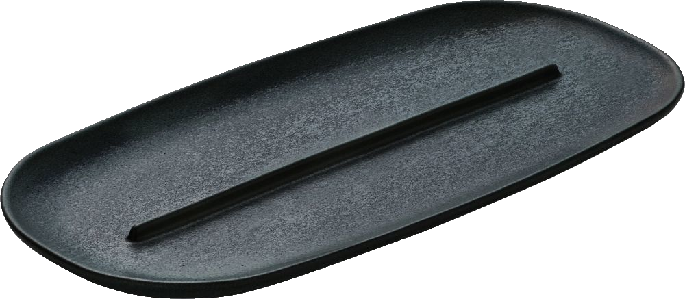 PLAYGROUND Platte oval ein Steg 29x15cm 