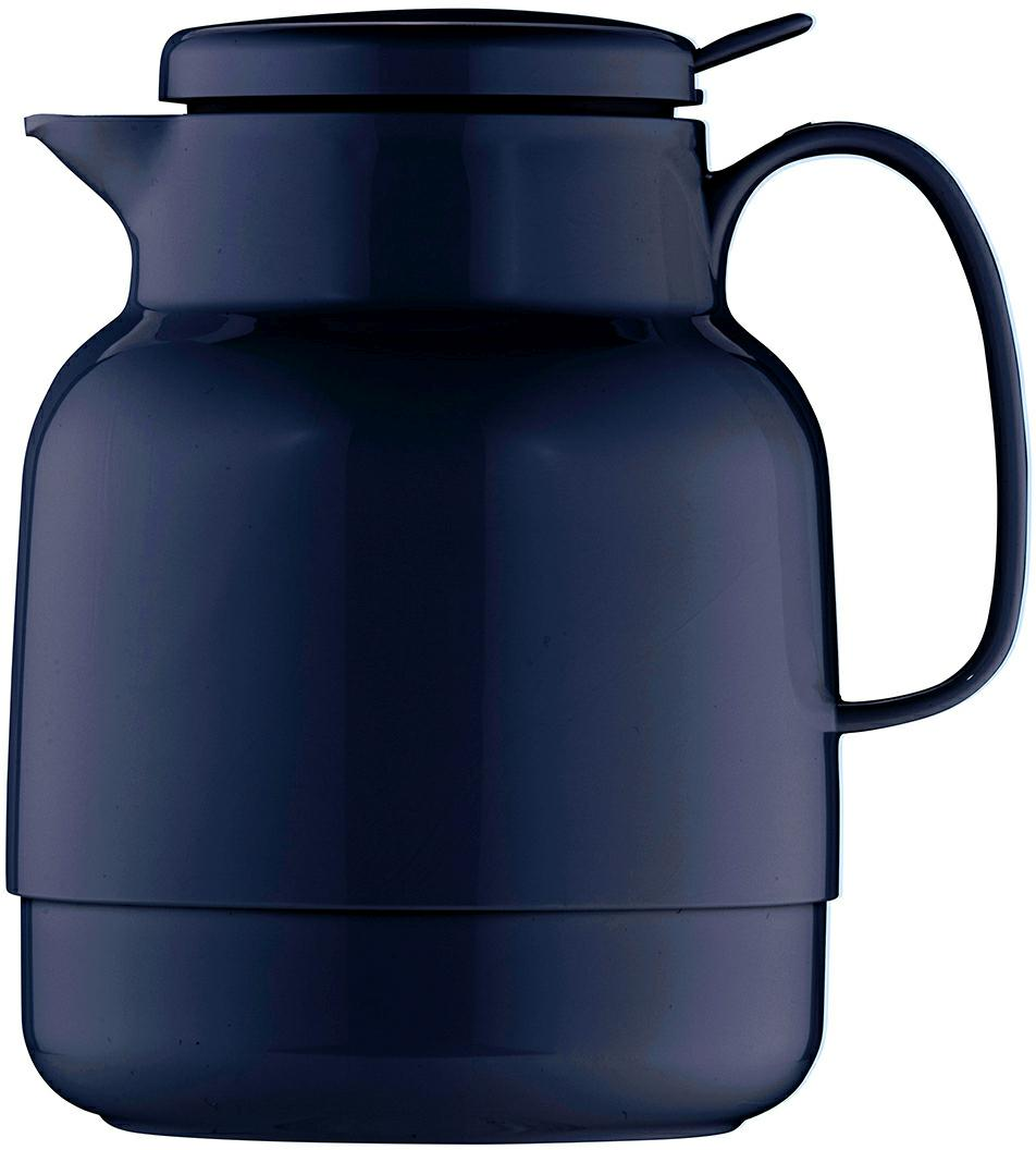 Isolierkanne 1,3 l d.blau m. Drucktaste - Helios Mondo Push -