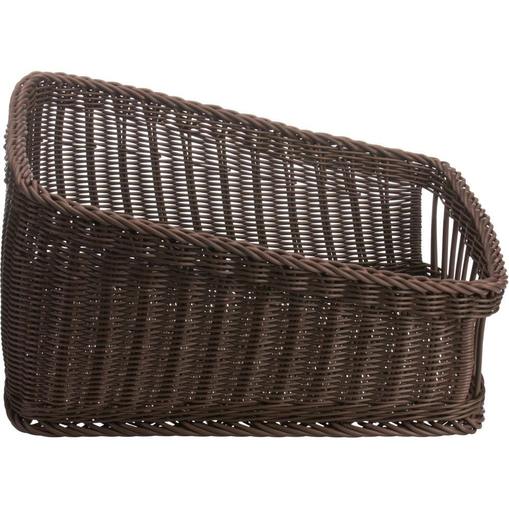 Westmark Präsentationskorb, 40 x 50 x 16/27 cm, braun