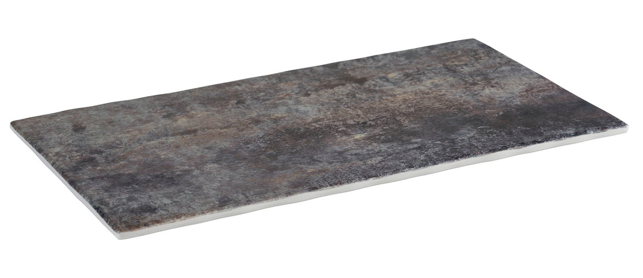 GN 1/3 Tablett -ROCKFACE- 32,5 x 17,6 cm, H: 1,5 cm , Grau