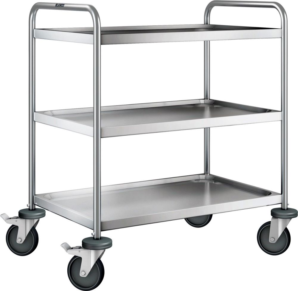 Servierwagen 80 x 50 cm 3 Borde SW 8x5-3