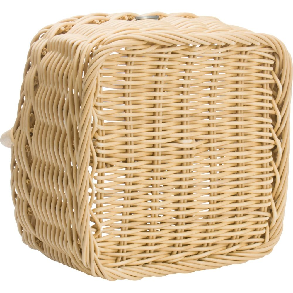 Westmark Terrassenkorb eckig, 19 x 19 x 10 cm, hellbeige