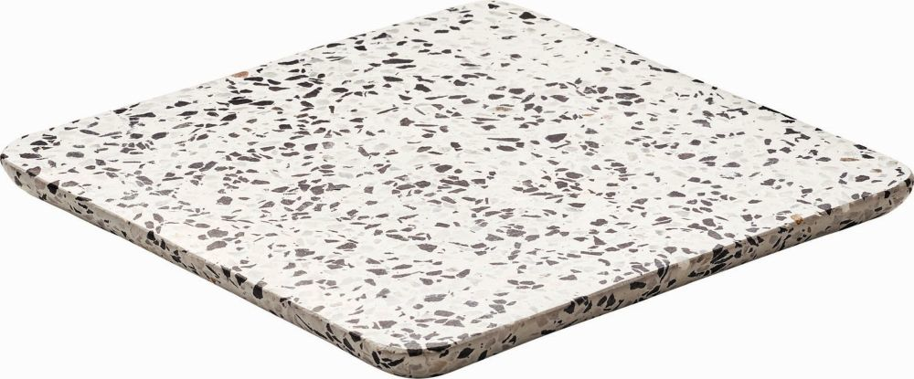 PLAYGROUND Terrazzoplatte eckig 18x18 cm - ANANTI