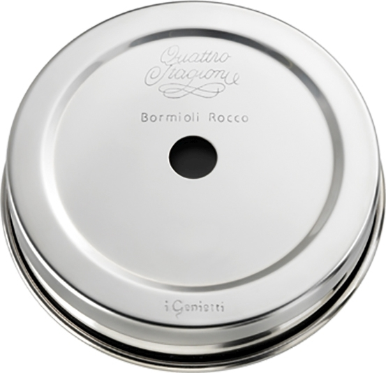 I Genietti Schraubdeckel m. Loch f. Trinkhalm *