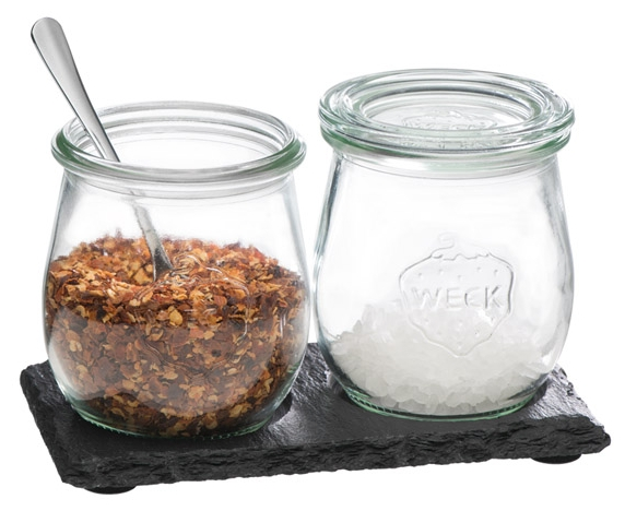 Naturschieferplatte 15 x 8 cm , Schwarz