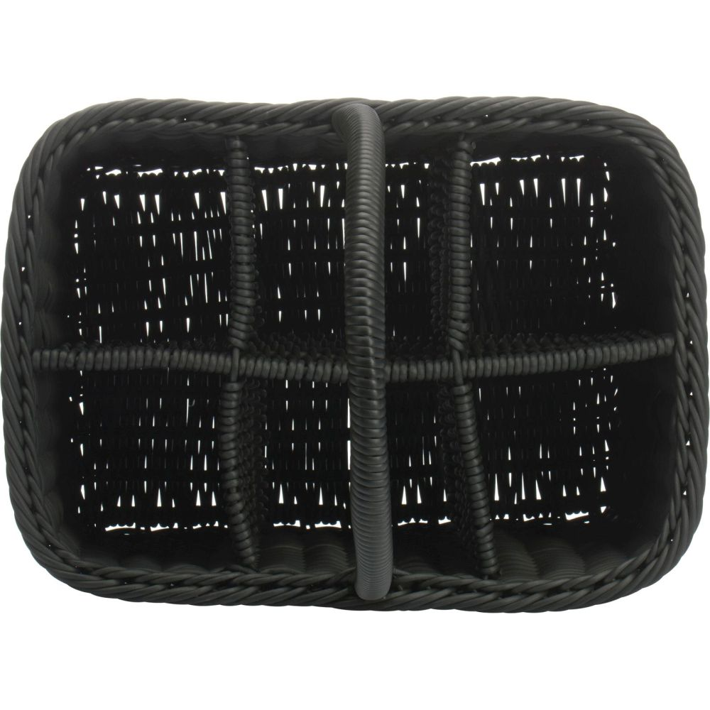 Westmark Flaschenkorb rechteckig, 38 x 29 x 20 cm, schwarz