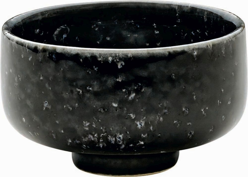 PLAYGROUND Dip-Schälchen rund 8 cm - NARA  SPOTTED dunkel/dark