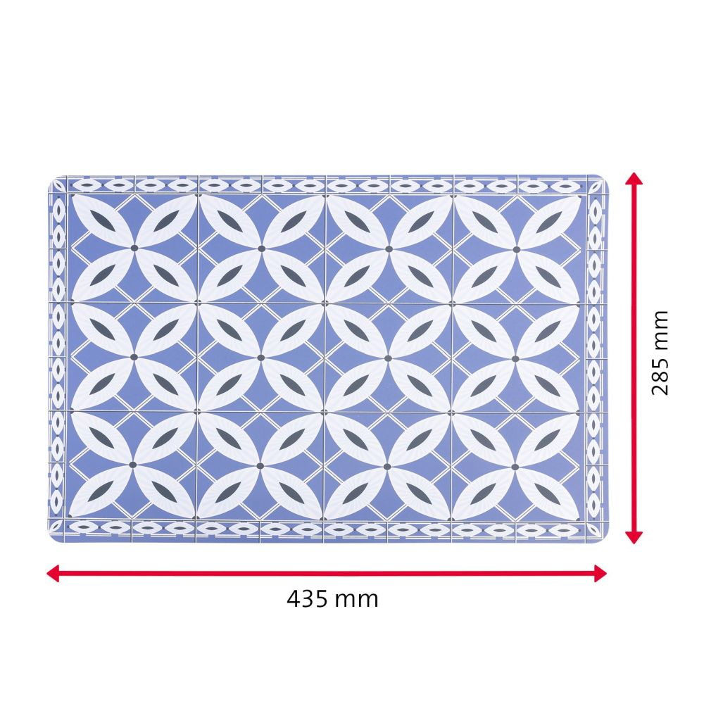 Westmark Tischset »Arabesque«, 43,5 x 28,5 cm, blau