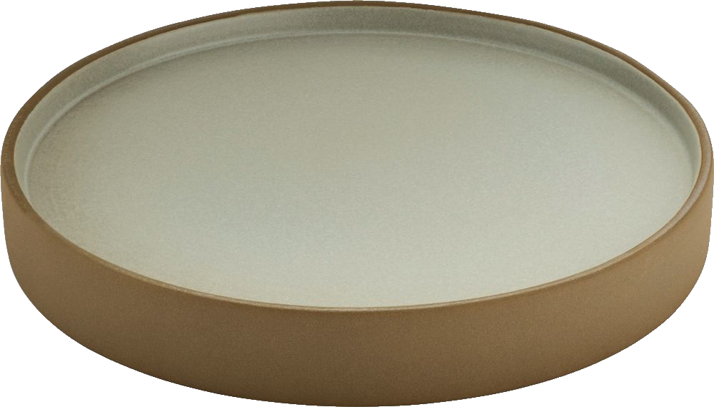 PLAYGROUND Teller flach/halbtief 21cm - 2in1  beige/grau beige/grey