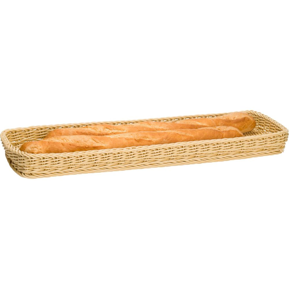 Westmark Tablett eckig, 60 x 20 x 5 cm, hellbeige