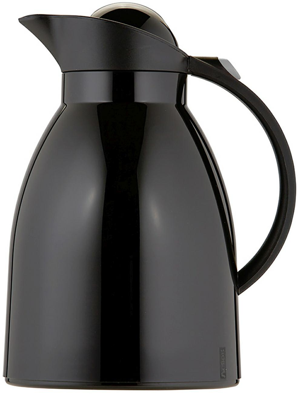 Isolierkanne 1,0 l schwarz - Helios Hawaii Push -