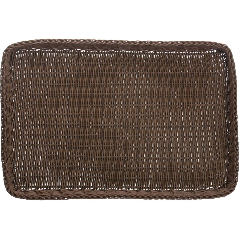 Westmark Tablett eckig, 60 x 40 x 5 cm, braun