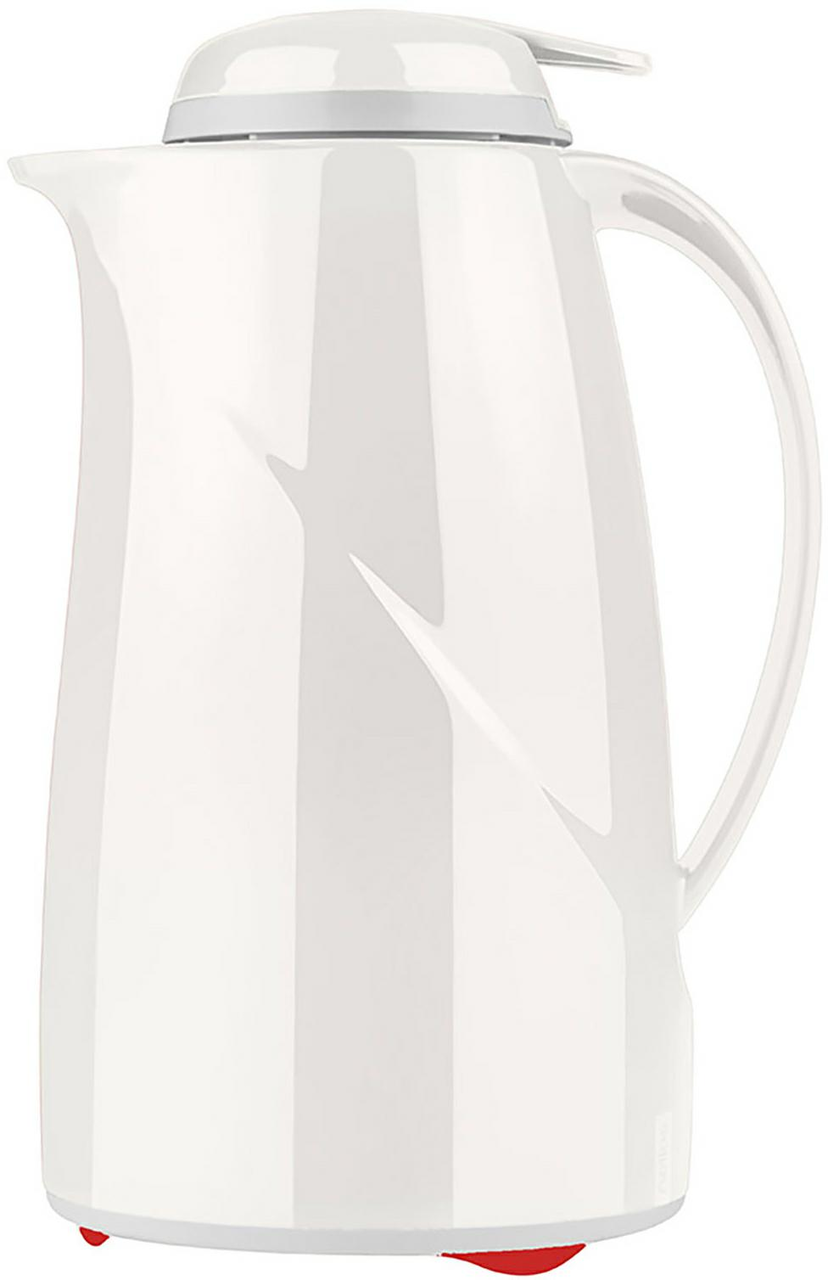 Isolierkanne Wave mit DT 1,0 l weiß - Helios Wave Push -